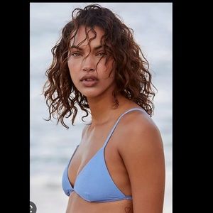 zulu & zephyr - Signature Skimpy Tricup Top  - Sea Blue size 4